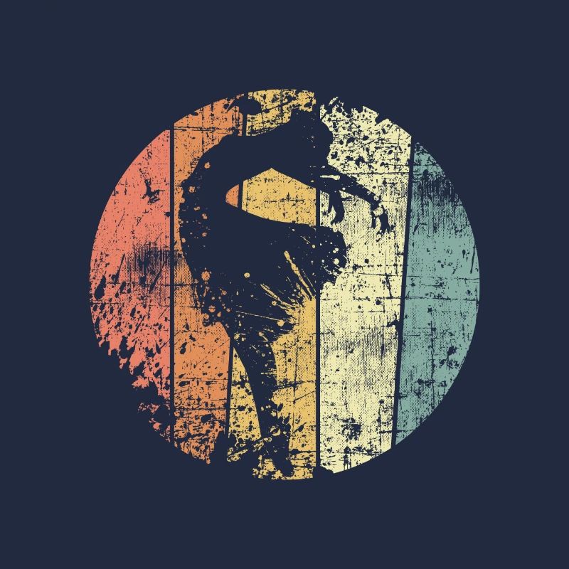 Danseur de ballet danse rétro