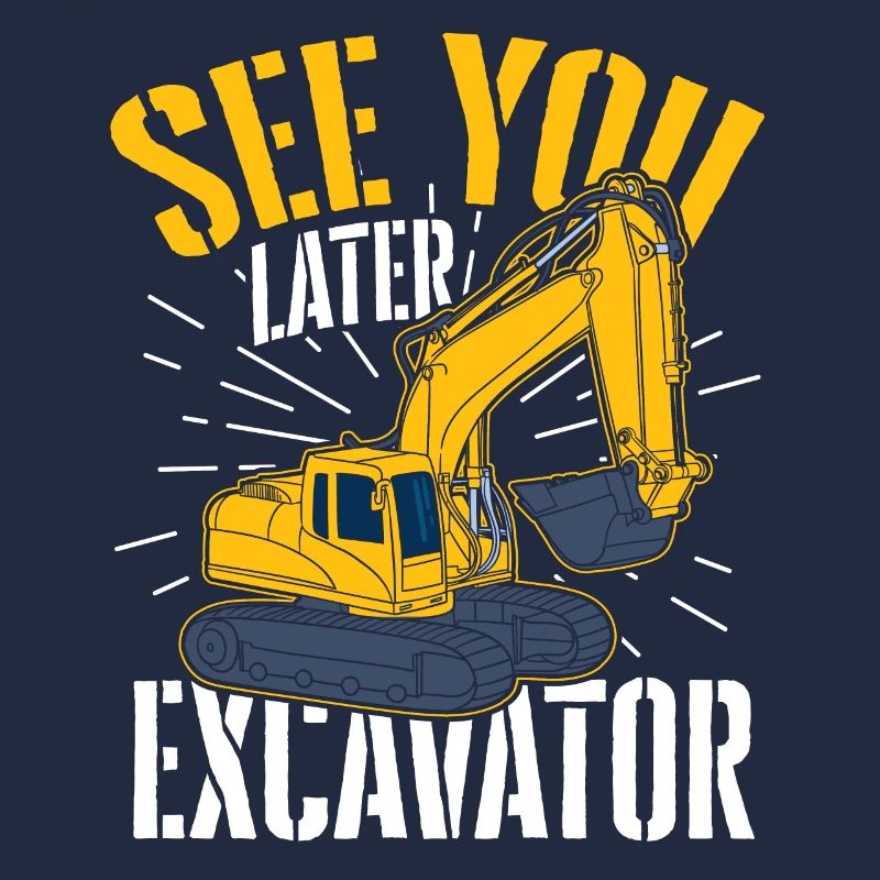 Excavator construction work road construction dredging work