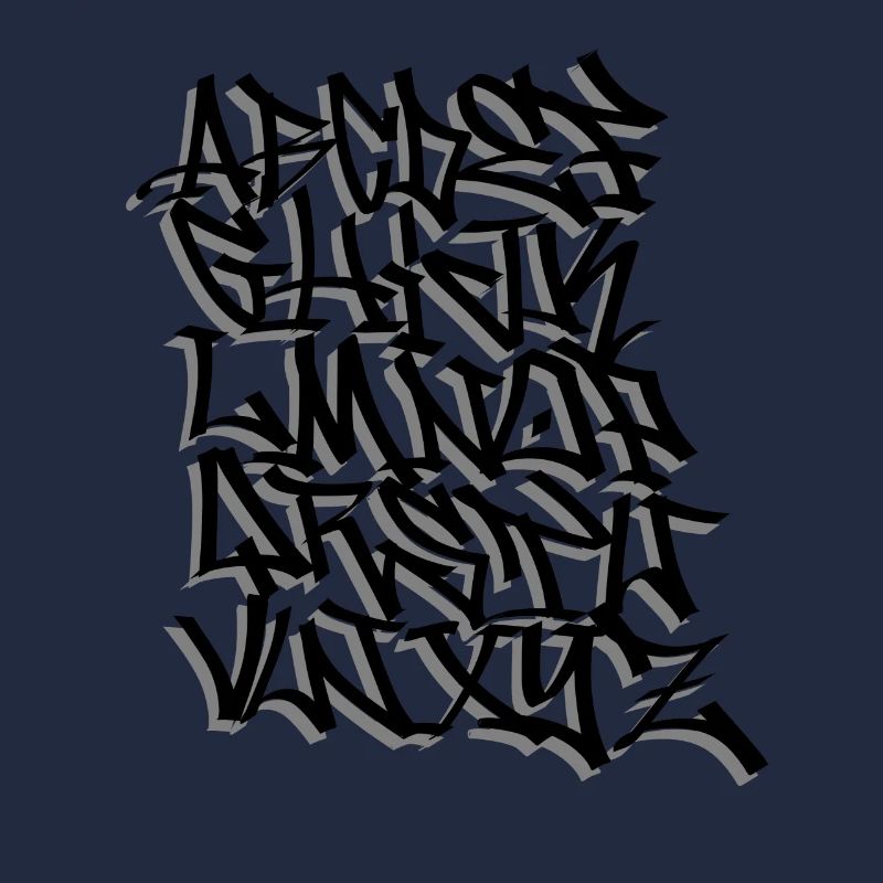 Alphabet Graffiti writting