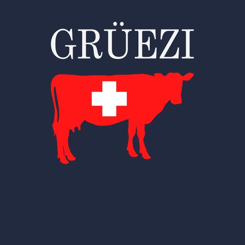 Grüezi Schweiz Flagge Schweizerdeutsch Geschenk
