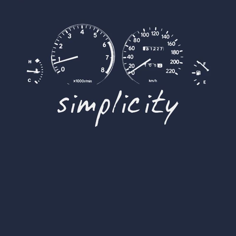 Indicateur de vitesse de simplicité