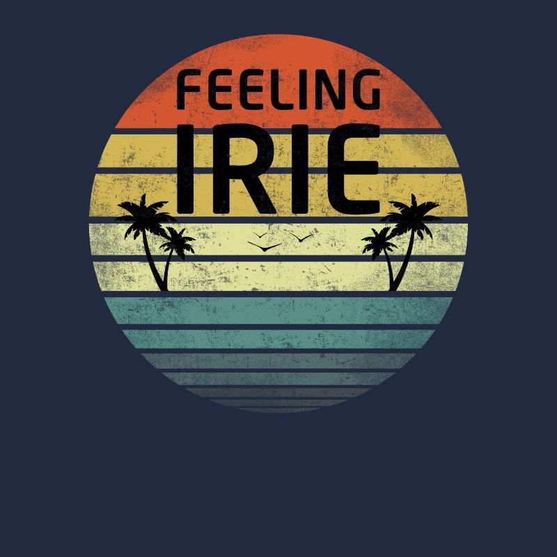 Feeling Irie Retro Sunset Jamaïque Reggae Rasta