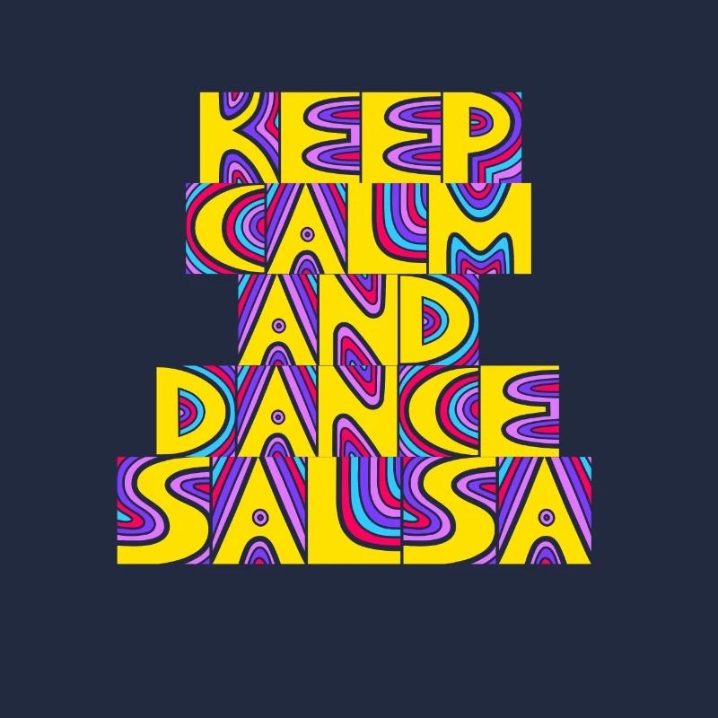 Keep Calm And Dance Salsa Geschenk