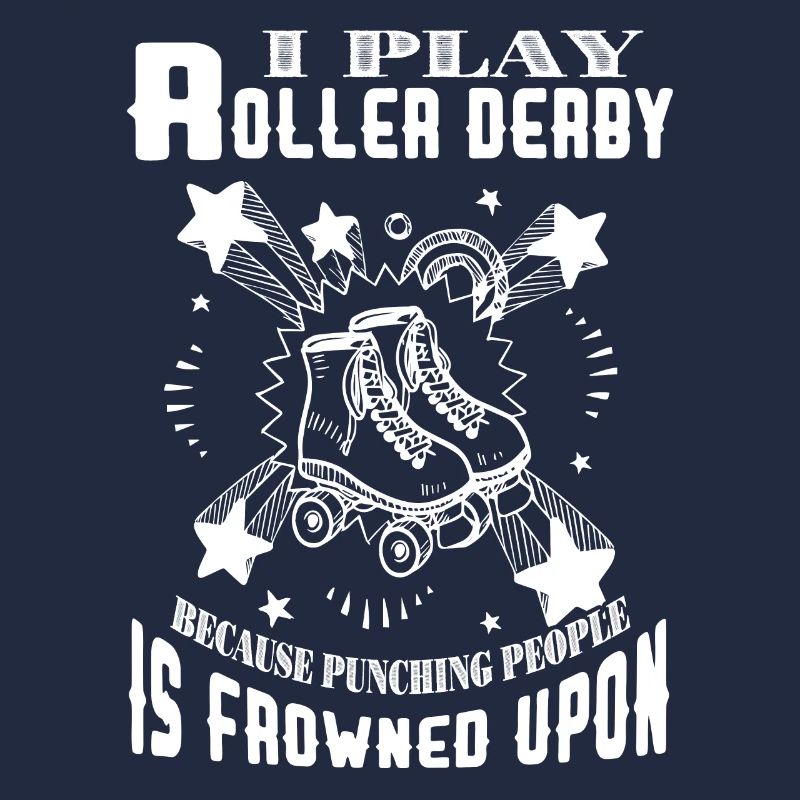 Roller Derby Ich spiele Roller Derby