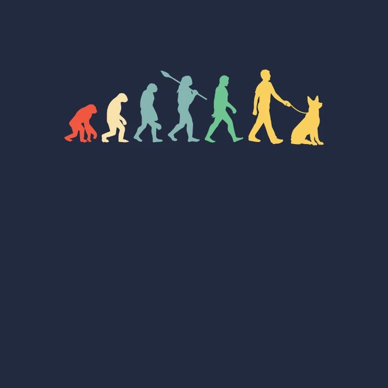 Schäferhund Evolution Retro Design