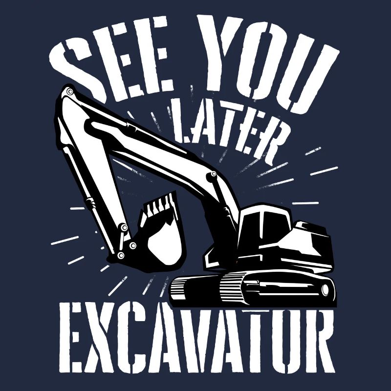 Excavator road construction