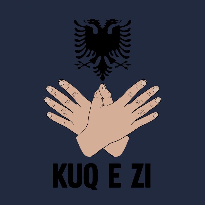 Albanie Aigle à main levée Kosovar Kuq E