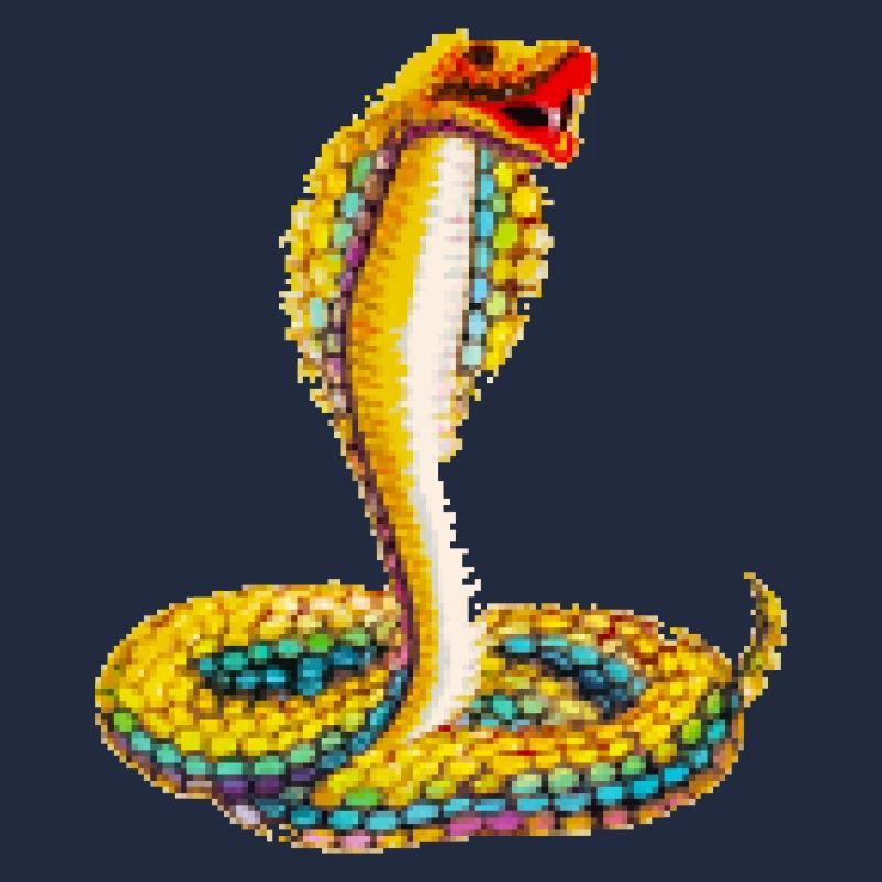Serpent de pixel