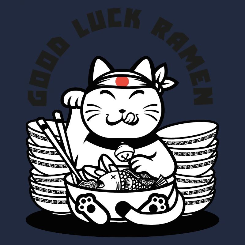 Viel Glück Ramen - maneki neko