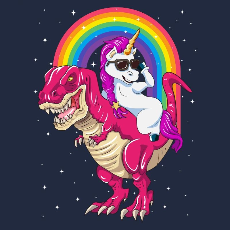 Dinosaurier Einhorn T rex Humor Magisches Geschenk
