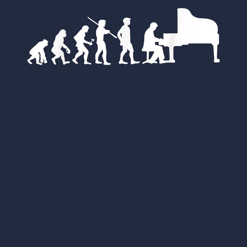 Evolution Piano Player Pianist Funny Orchestra