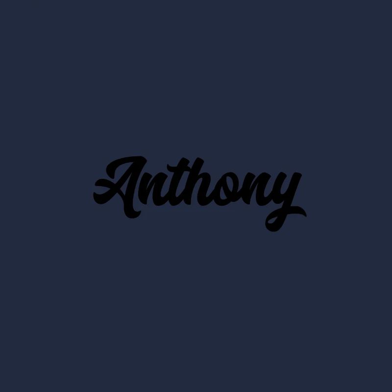 Anthony benutzerdefinierte Text Geburtstagsname
