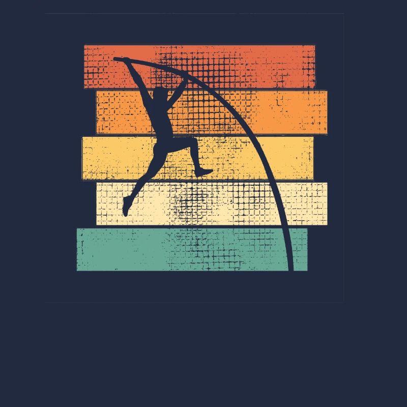 Pole Vaulting Pole Vault Retro