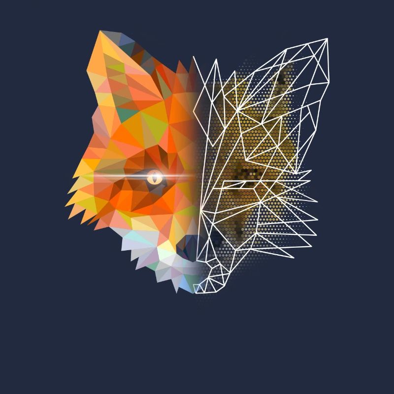 Fuchs Polygone Triangle géométrique Résumé Design