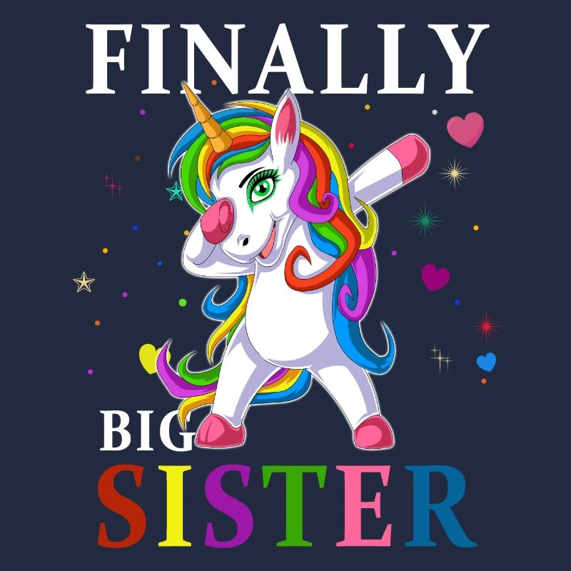große Schwester endlich Einhorn