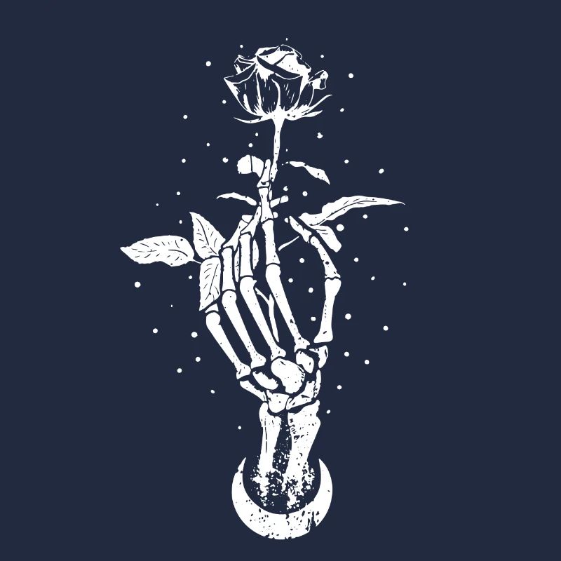 Occlusism Occult Rose Hand Witchcraft Moon Tarot