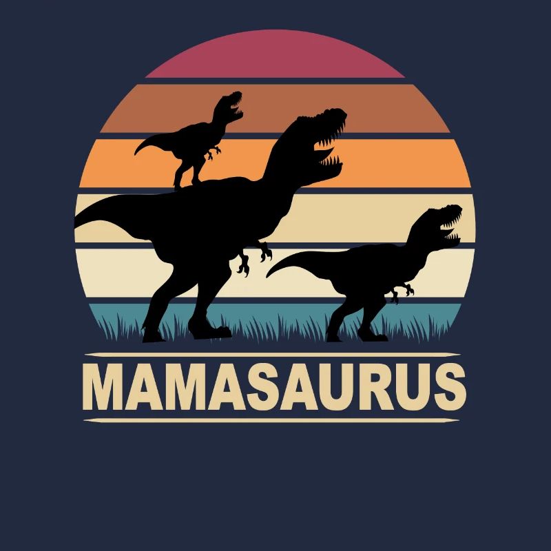 Dinosaurier Mamasaurus Zwillinge zum Muttertag