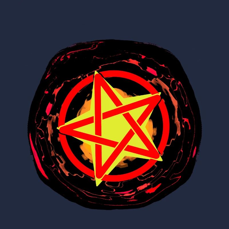 Satan Devil Pentagram Hell Death Ritual Occult