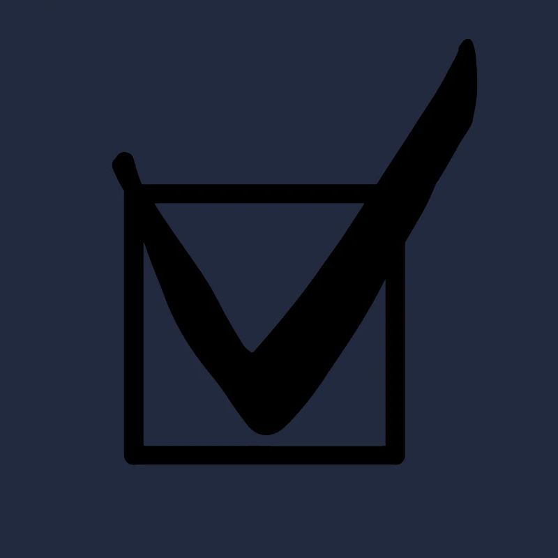 Symbol check mark gift idea