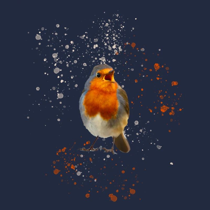 cute chirping robin Robin
