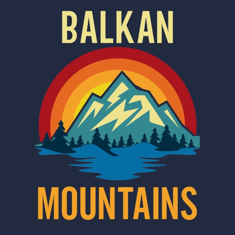 Balkan Mountains Sunset