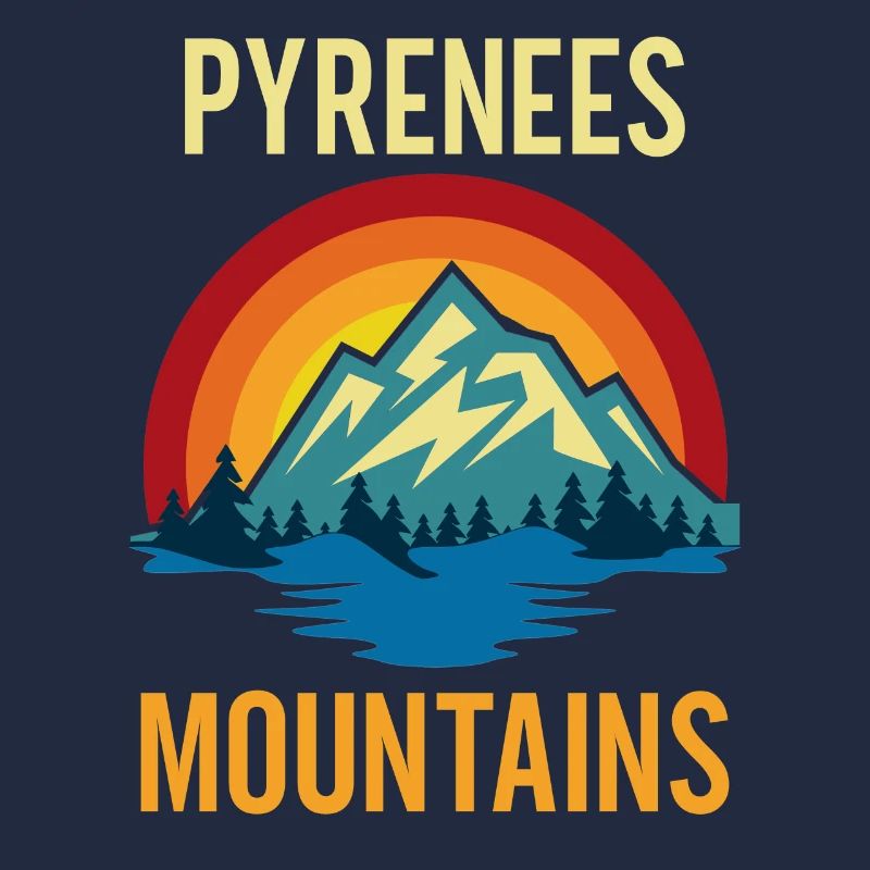 Pyrenees Mountains Sunset