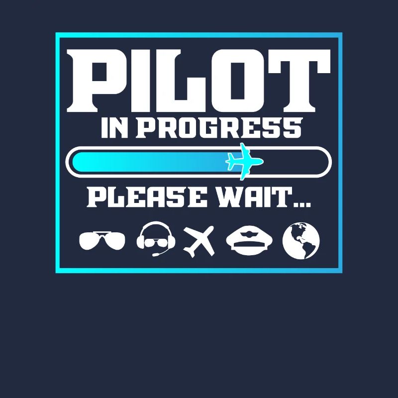 Pilot In Progress Funny Flight School Student