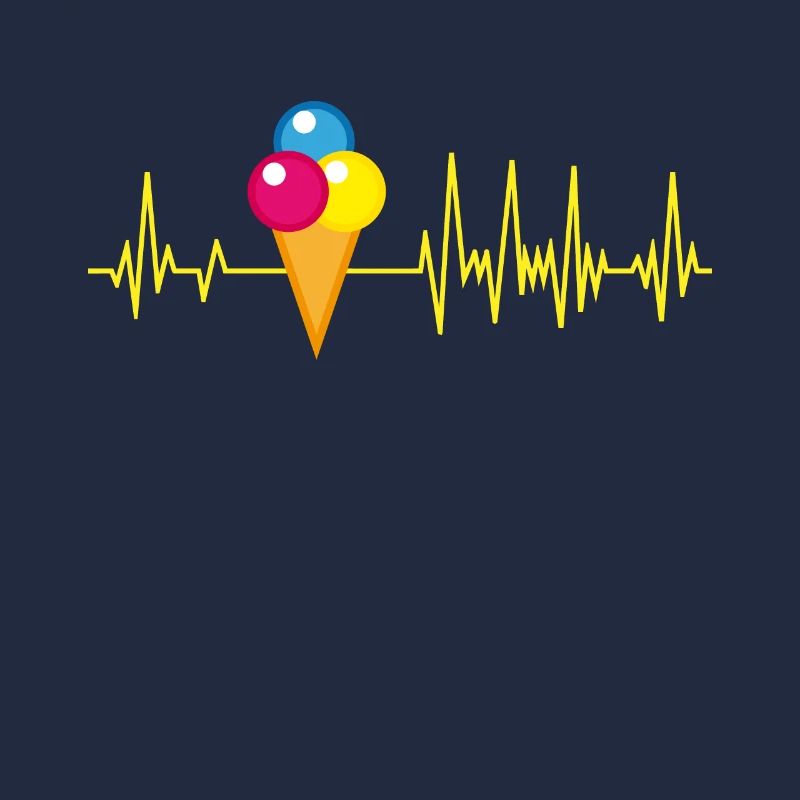 Eiscreme Eis Herzschlag Sommer