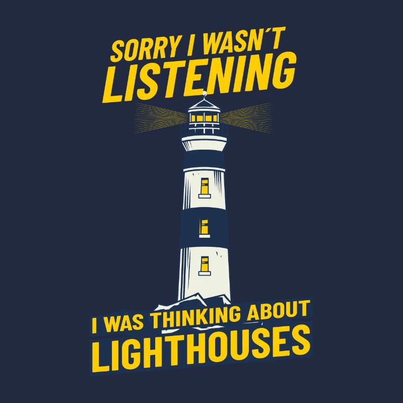 Lighthouse Seaside thinking about lighthouses