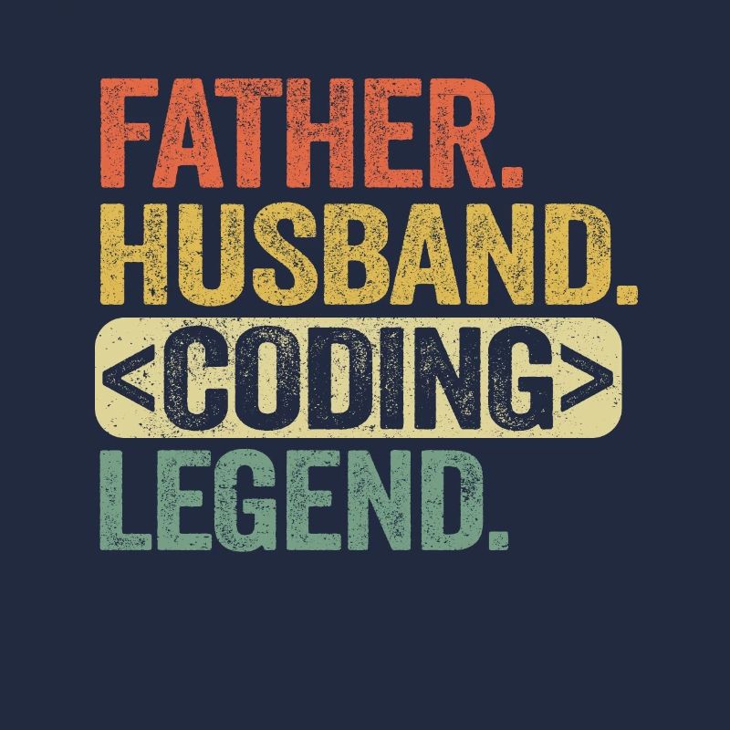 Père mari coding légende programmeur admin
