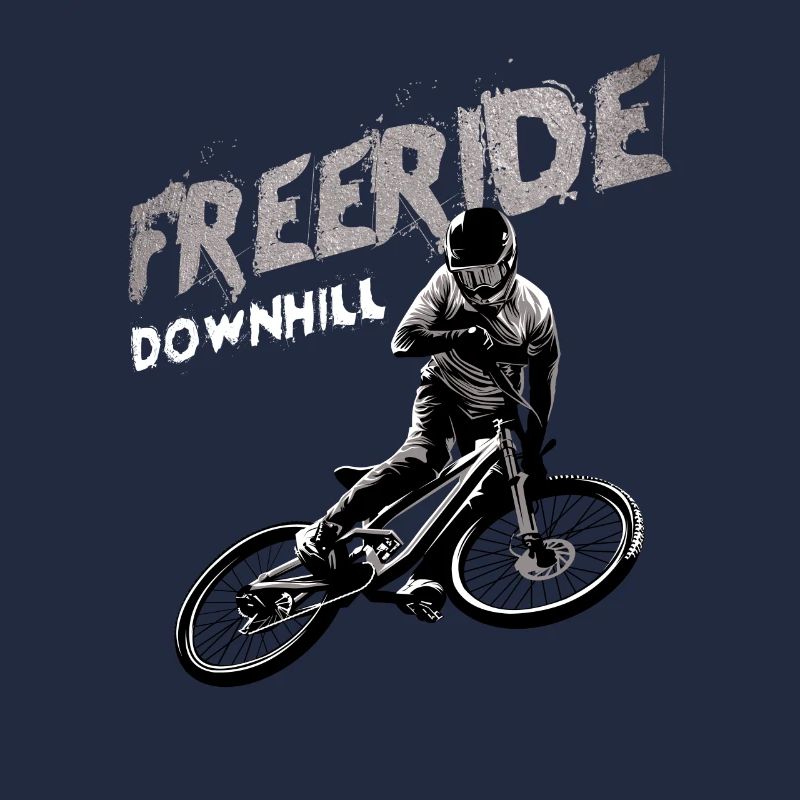 Freeride Downhill Mountainbiker Geschenk