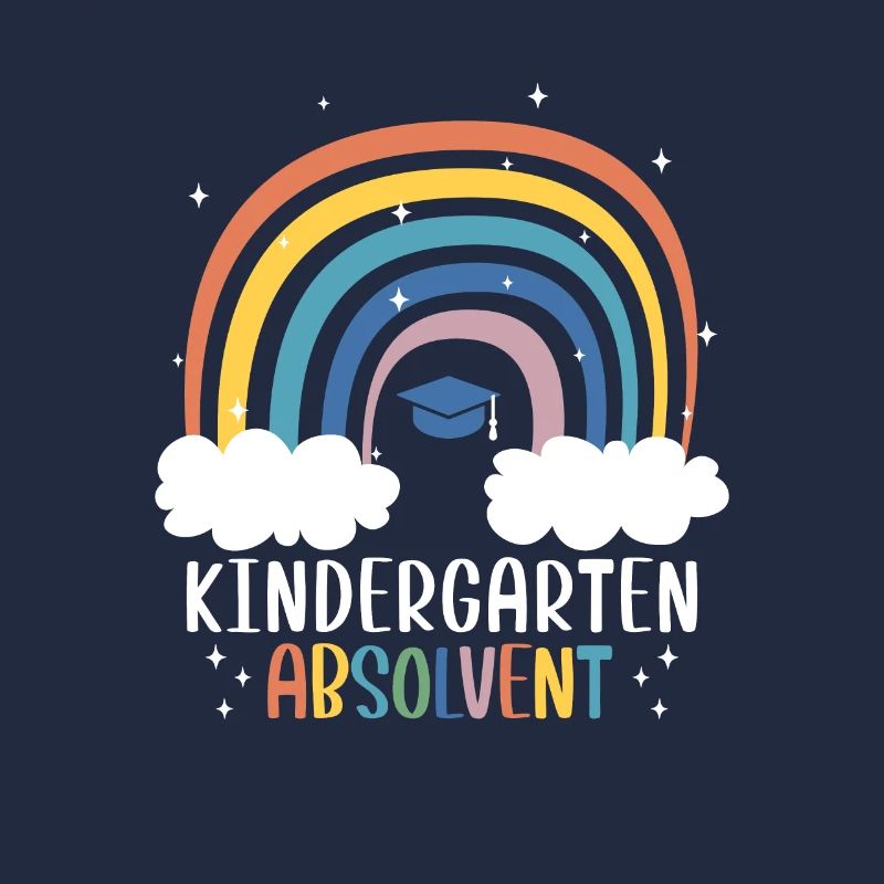 Kindergartenabsolvent Regenbogen