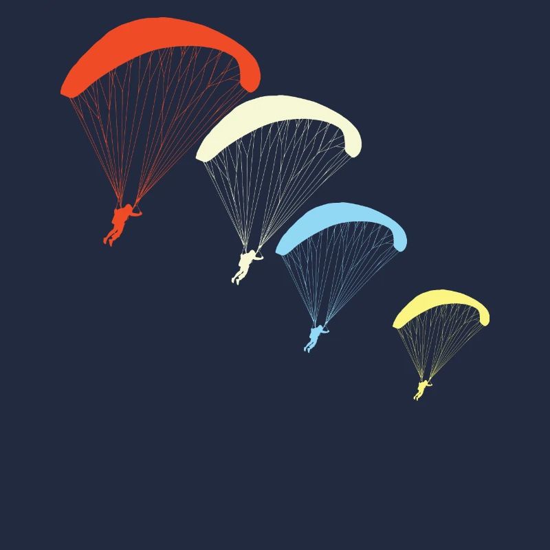 Synchrones Gleitschirmfliegen
