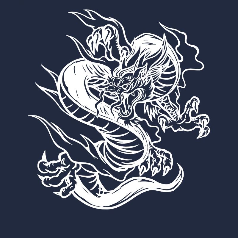mit chinesischen Drachen chinesischem Drache