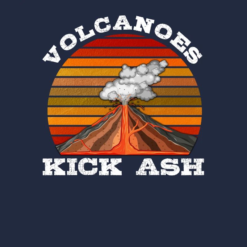 Science volcanic ash volcano gift
