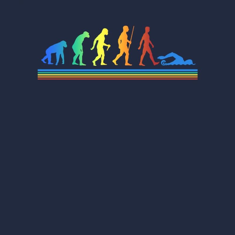 Schwimmer Evolution Freizeitsport Athleten