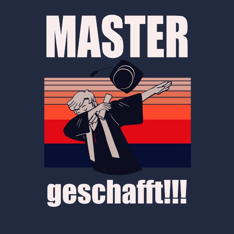 Master Geschafft Masterabschluss Geschenk