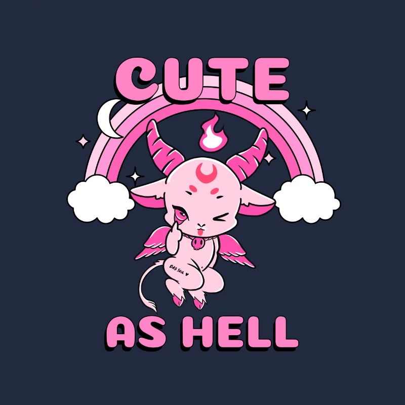 CUTE AS HELL Baphomet