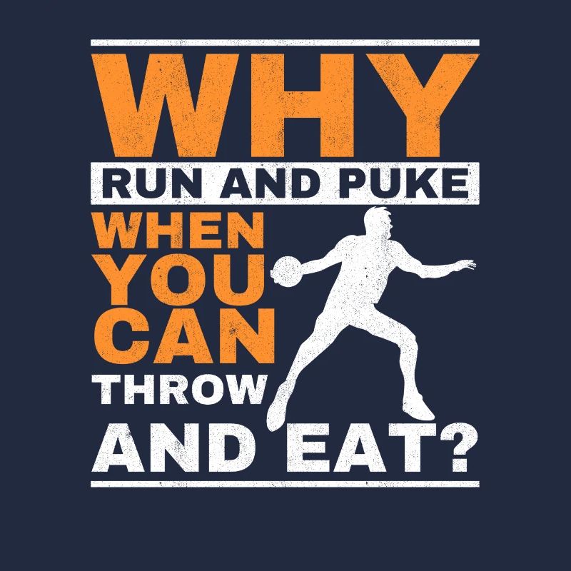 Why Run And Puke Discus Thrower Throw Tack And