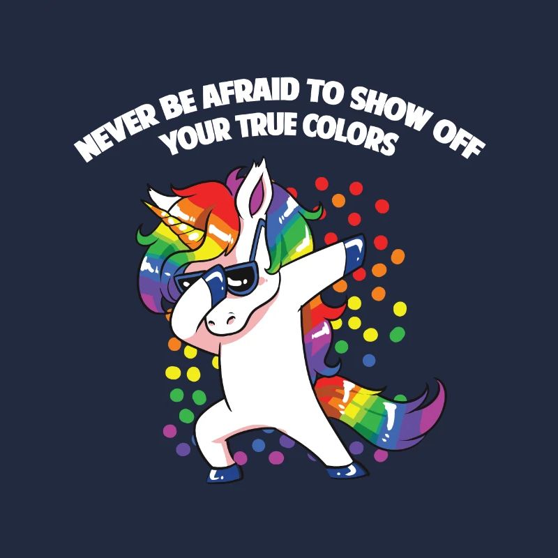 Lesben Motiv mit Spruch lesbisch CSD Regenbogen
