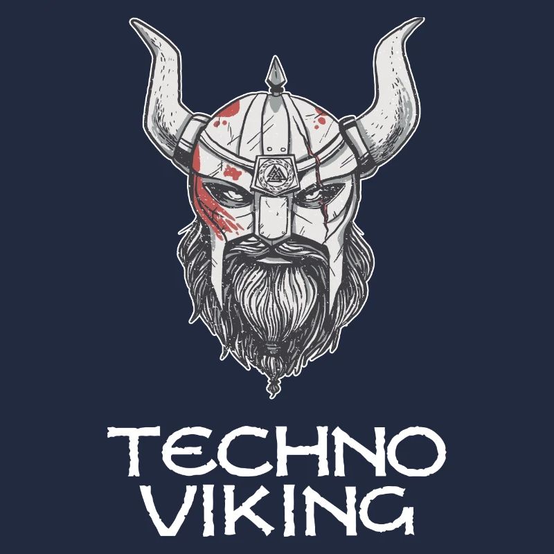 Techno Vikings Meme Rave cadeau