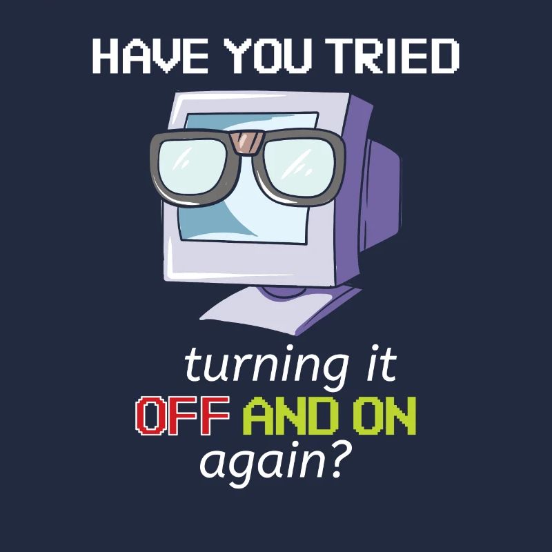 Computer Support Off And On Admin Cadeau