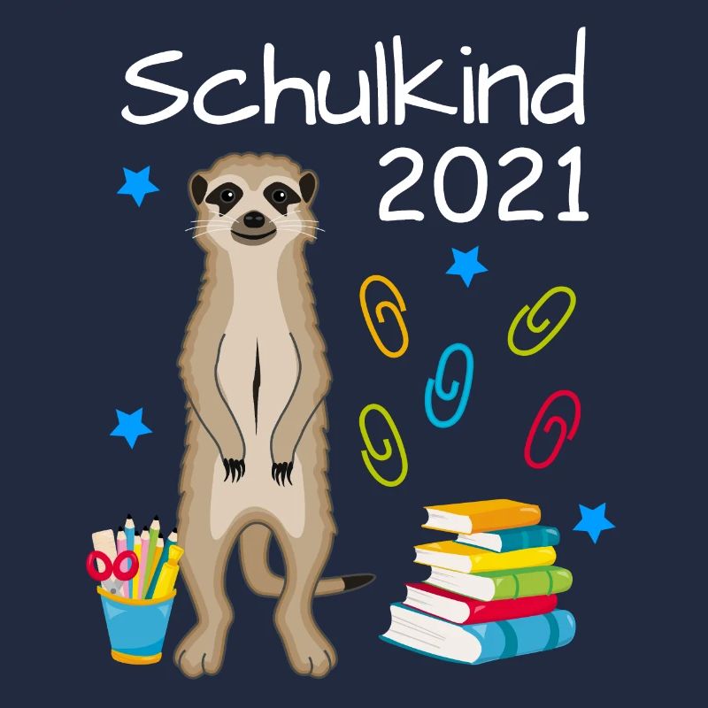 Schulkind 2021 Erdmännchen Einschulung Schulbeginn