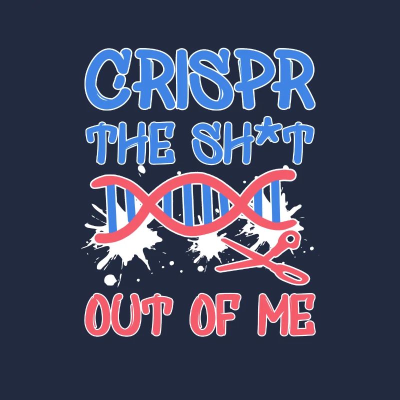 Funny Crispr Science Pun Joke Graffiti Gene Gift