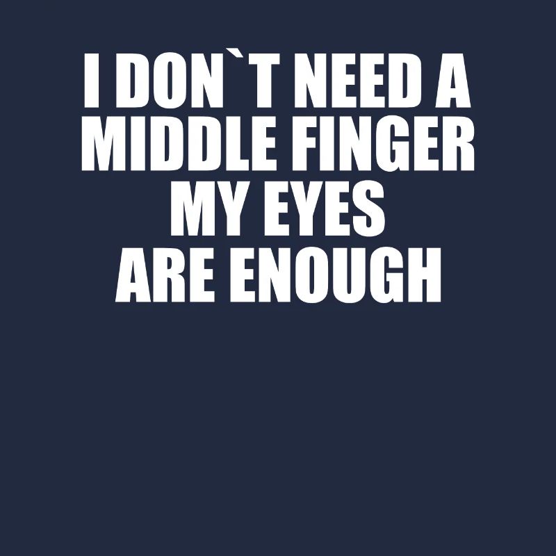 Sarcasm Sarcastic provocation middle finger