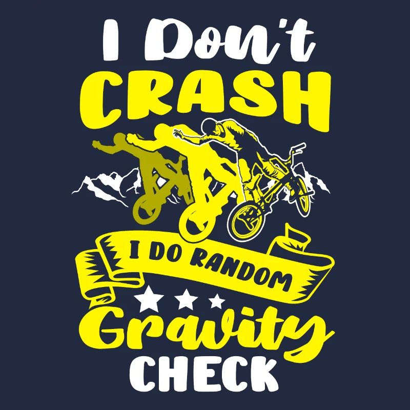 Fahrradfahrer Radtour Crash Random Gravity Check
