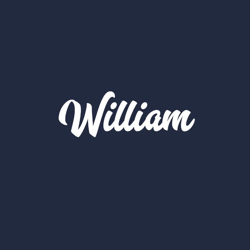 William Custom Text Geburtstagsname