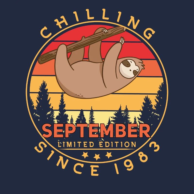 1983 In September Sloth Retro