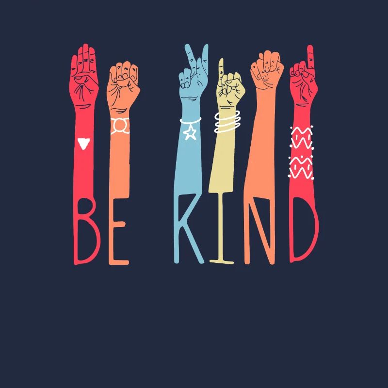 Main levée BE KIND main levée ASL interprète