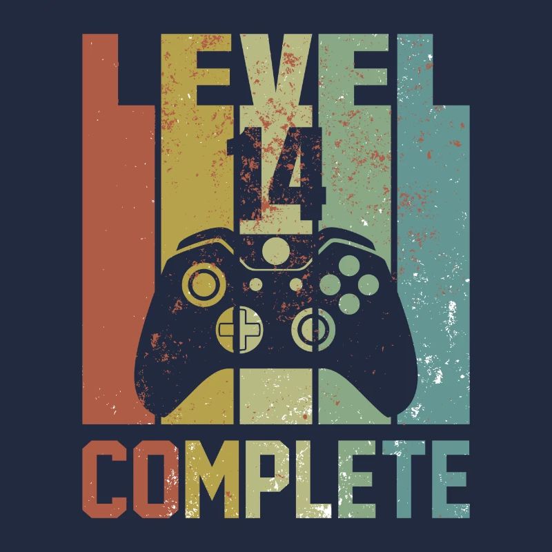 Level 14 Complete Geburtstagsshirt Jugend Geschenk
